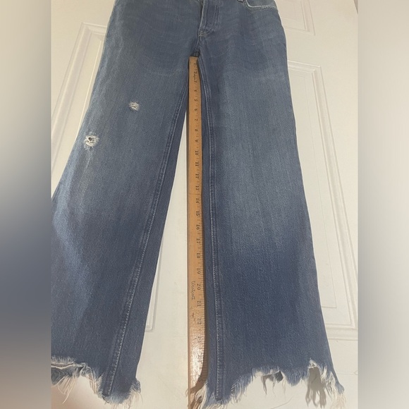 Free People We The Free Frayed Ankle Denim Jeans - Picture 7 of 9